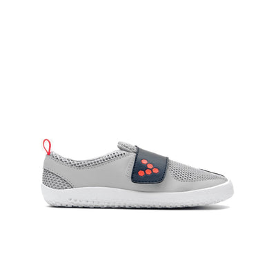 Vivobarefoot Primus Kids Grey Navy Orange - Genuine Vivobarefoot Shoes - ShoesVB 